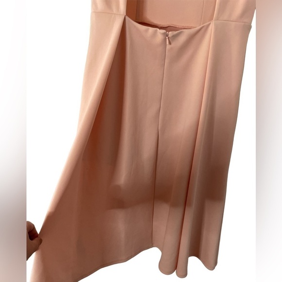 Asos Pink Midi Dress Open Back 6 - Picture 4 of 7